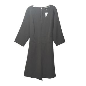 Lane Bryant Midi Dress Woman Plus 24W Pointe Knit Fit Flare Skater Minialist New